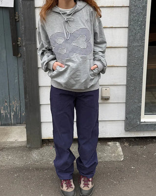 83 Check Lettering Hoodie