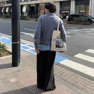 Open-collar knit