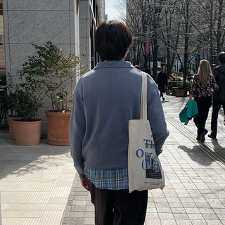 Open-collar knit
