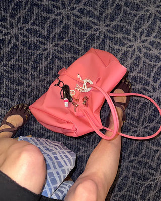 Matte Jelly Big Square Lock Bag