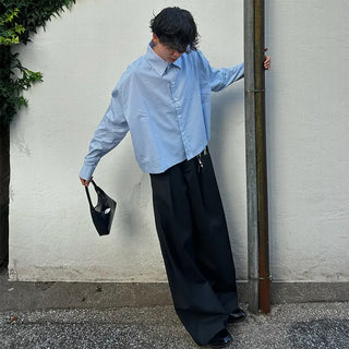 (Unisex) Simple Line Shoulder Bag