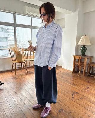 (ORIGINAL) Side-tuck Loose Fit Sweatpants (Fleece Lined)
