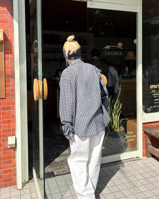Wide silhouette cotton overalls