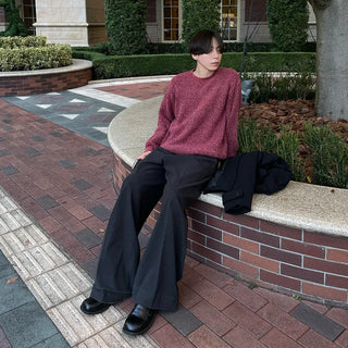 (Unisex) Blurred Round Knit