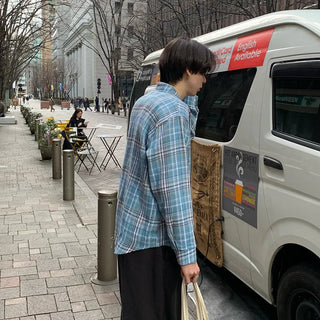 Check pattern shirt