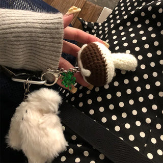 Mushroom keychain