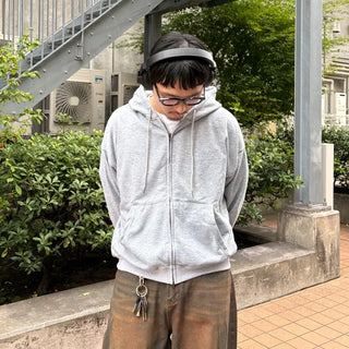 Unisex Daily Hoodie Zip-Up
