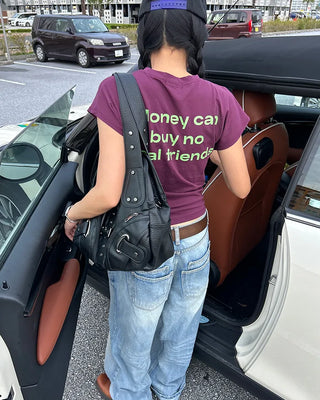 333 Lettering French Sleeve T-Shirt