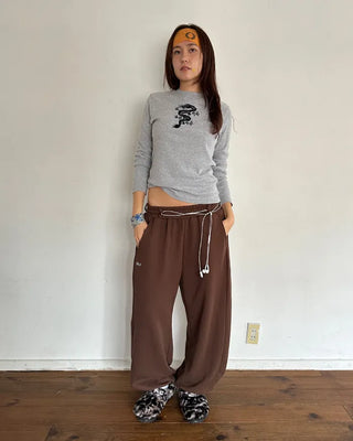 (ORIGINAL) Side-tuck Loose Fit Sweatpants (Fleece Lined)