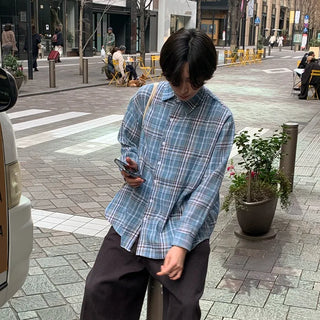 Check pattern shirt