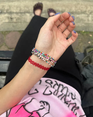 Mixed Colorful Bead Bracelet