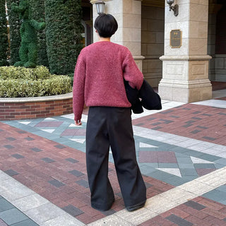 (Unisex) Blurred Round Knit