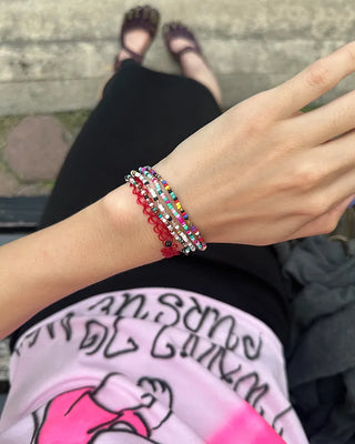 Mixed Colorful Bead Bracelet