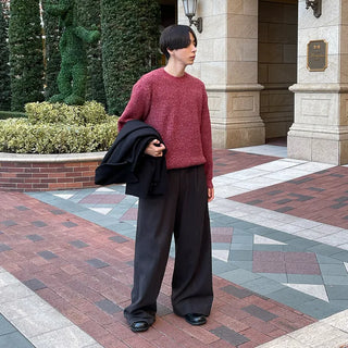 (Unisex) Blurred Round Knit