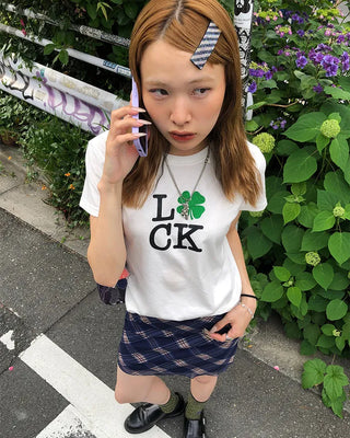 (ORIGINAL) Lucky Glow Clover T-Shirt