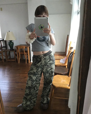 3 French Sleeve Cropped T-Shirt