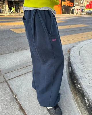 (ORIGINAL) Side-tuck Loose Fit Sweatpants (Fleece Lined)