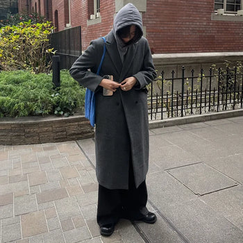 Double maxi coat