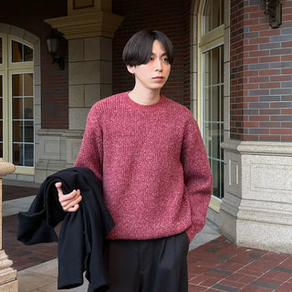 (Unisex) Blurred Round Knit