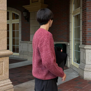 (Unisex) Blurred Round Knit