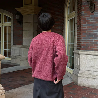 (Unisex) Blurred Round Knit
