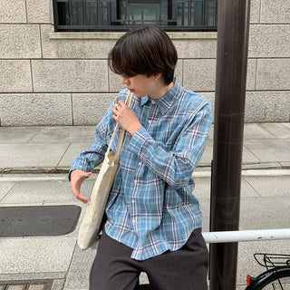 Check pattern shirt