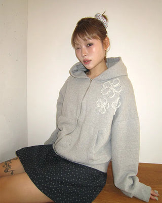 Cherry Pattern Pointelle Chouchou