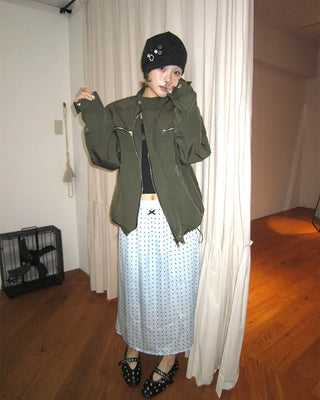 Multi-button slub beanie