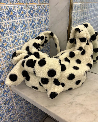 Dot Big Ribbon Boa Bag
