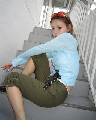 Shell Button Summer Cardigan
