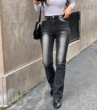Slim Wash Bootcut Pants (2 colors)