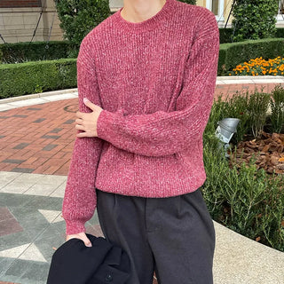 (Unisex) Blurred Round Knit
