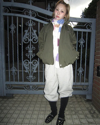 Zip-fly nylon jacket