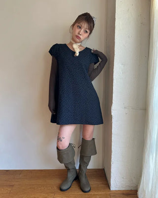 2-Way Wrap Knee-High Leather Boots