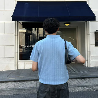(Unisex) Simple Line Shoulder Bag