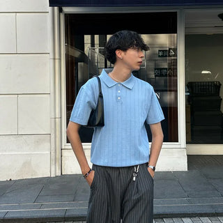 (Unisex) Simple Line Shoulder Bag