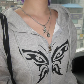 Skull Star Necklace