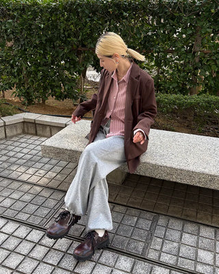 Tailored collar single overjacket