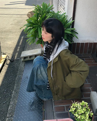 Basic Hooded Double Zip Hoodie