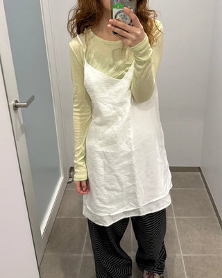 Simple Layered Long Sleeve T-Shirt