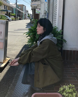 Basic Hooded Double Zip Hoodie