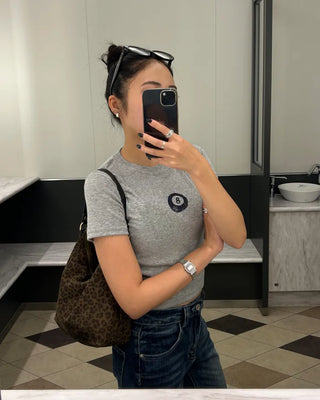 8 Ball Stamp Lettering Half T-Shirt