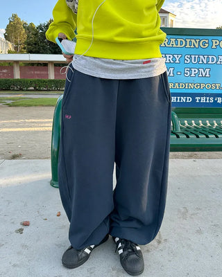 (ORIGINAL) Side-tuck Loose Fit Sweatpants (Fleece Lined)