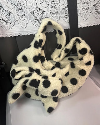 Dot Big Ribbon Boa Bag
