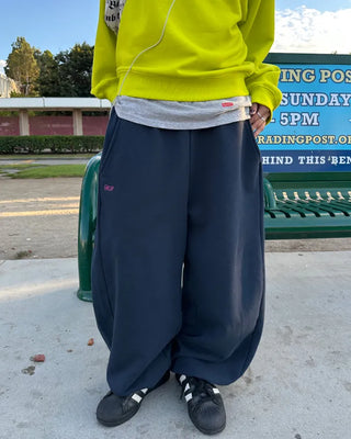 (ORIGINAL) Side-tuck Loose Fit Sweatpants (Fleece Lined)
