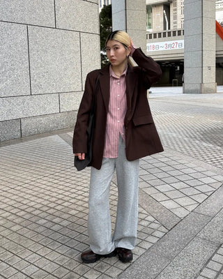 Silver Tag 2-Way Hem Rib Easy Pants