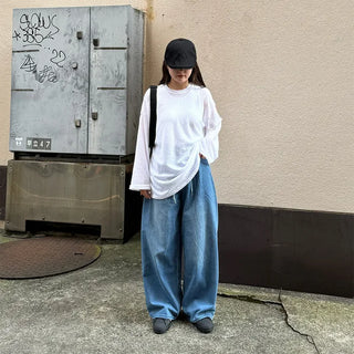 Back slit ribbon knit