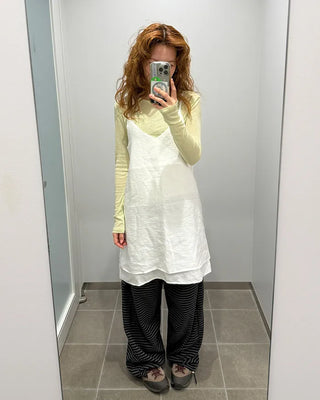 Layered camisole dress