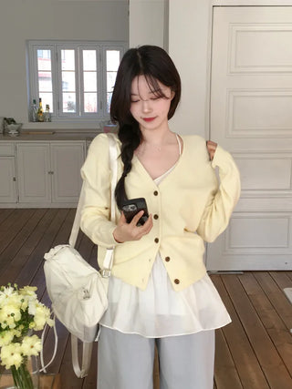 Layered chiffon blouse