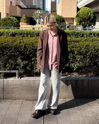 Silver Tag 2-Way Hem Rib Easy Pants